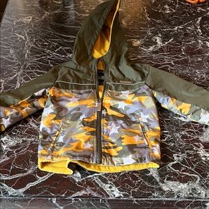 Kids Camouflage Jacket with Hoodie